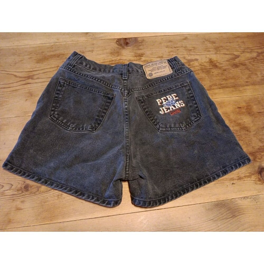 Pepe Jeans London Portobello Road W11 Shorts Charcoal Size 30 Made In USA Denim